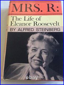 Eleanor Roosevelt SIGNED Book MRS. R THE LIFE OF ELEANOR ROOSEVELT AUTOGRAPH