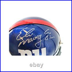 Eli Manning Autographed Signed Inscribed Authentic Riddell Helmet (JSA & SM)