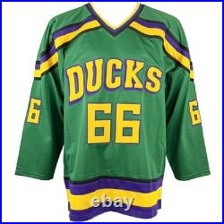 Emilio Estevez autographed inscribed jersey The Mighty Ducks JSA Coach Bombay