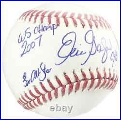 Eric Gagne signed baseball autographed inscribed CY 03 Dodgers PSA Full Graph