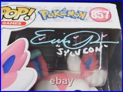Erica Schroeder Signed Autograph Inscribed Funko Pop 857 Sylveon Pokemon JSA COA