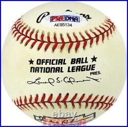 Ernie Banks Signed Autographed Nl Baseball Inscribed 9/17/1953 Psa Chicago Cubs