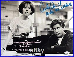 Estevez & Ringwald autographed signed inscribed 11x14 photo JSA Breakfast Club