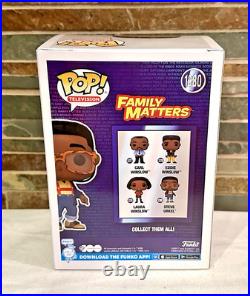 FAMILY MATTERS STEVE URKEL SIGNED FUNKO by JALEEL WHITE INSCRIBED BAS Autograph