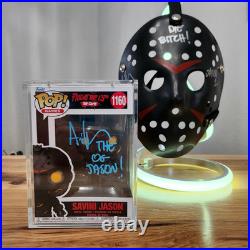 FRI THE 13th FUNKO & HOCKEY MASK Ari Lehman signed/inscribed Savini Jason COAs