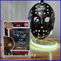 FRI THE 13th FUNKO & HOCKEY MASK Ari Lehman signed/inscribed Savini Jason COAs