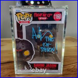 FRI THE 13th FUNKO & HOCKEY MASK Ari Lehman signed/inscribed Savini Jason COAs