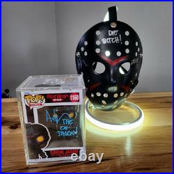 FRI THE 13th FUNKO & HOCKEY MASK Ari Lehman signed/inscribed Savini Jason COAs