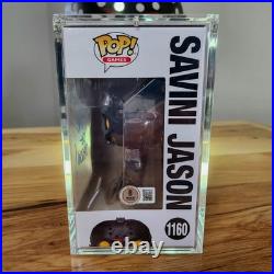 FRI THE 13th FUNKO & HOCKEY MASK Ari Lehman signed/inscribed Savini Jason COAs