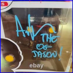 FRI THE 13th FUNKO & HOCKEY MASK Ari Lehman signed/inscribed Savini Jason COAs