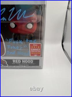 FUNKO Curran Walters Red Hood #372 Signed Auto Autograph INSCRIBED JSA COA