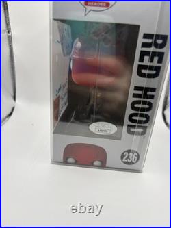 FUNKO Curran Walters Red Hood #372 Signed Auto Autograph INSCRIBED JSA COA