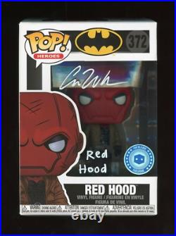 FUNKO POP! Curran Walters Red Hood #372 Signed Auto Autograph INSCRIBED COA