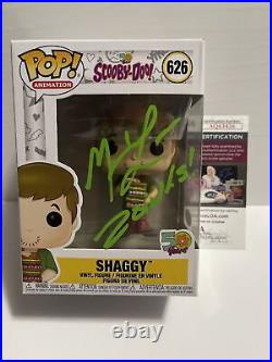 FUNKO POP! Matthew Lillard Shaggy #150 Signed Autograph INSCRIBED JSA COA Zoinks