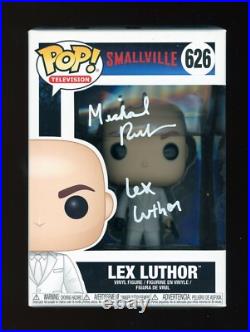 FUNKO POP! Michael Rosenbaum Lex Luthor Signed Auto Autograph INSCRIBED COA