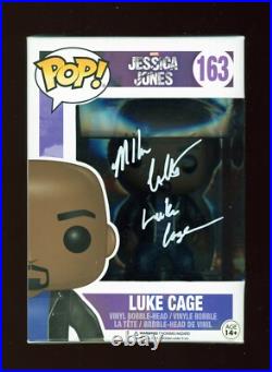 FUNKO POP! Mike Colter Luke Cage Signed Auto Autograph INSCRIBED COA