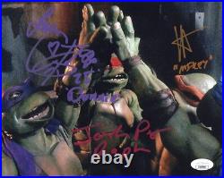 Feldman, Pais and Rist autographed signed inscribed 8x10 photo JSA COA TMNT