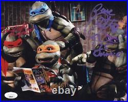 Feldman, Pais and Rist autographed signed inscribed 8x10 photo JSA COA TMNT
