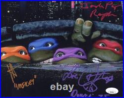 Feldman, Pais and Rist autographed signed inscribed 8x10 photo JSA COA TMNT