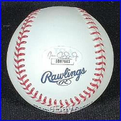 Fernando Tatis Jr Autographed 50th Baseball Inscribed 1st MLB HR 4/1/19 JSA COA