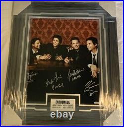 Framed Autographed/Signed Entourage 4x Cast Inscribed 16x20 Photo JSA COA