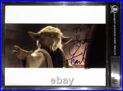 Frank Oz Yoda Star Wars Inscribed To Luke Signed 8x10 Photo Auto 10 Beckett Frank Oz Yoda Star Wars Inscribed To Luke Signed 8x10 Photo Auto 10 Beckett