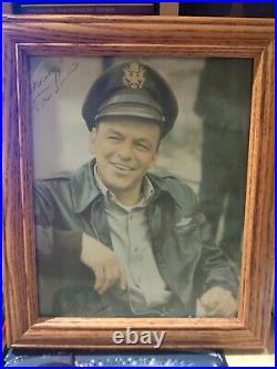 Frank Sinatra Autographed Framed Photo Signed and Inscribed Picture