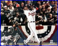 Fred McGriff Autographed Atlanta Braves 16x20 Photo Inscribed HOF 23 TRISTAR