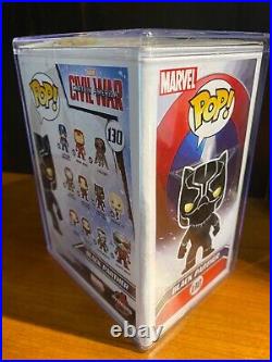 Funko Pop Marvel Civil War BLACK PANTHER CHADWICK BOSEMAN Signed & Inscribed COA