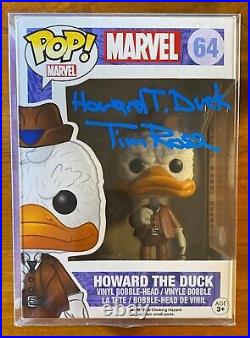 Funko Pop Marvel HOWARD THE DUCK Creator TIM ROSE Signed Auto Inscribed JSA COA