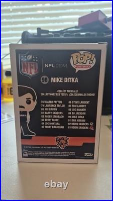 Funko Pop! Vinyl Mike Ditka Bears #90 Nfl Signed Autograph Inscribed