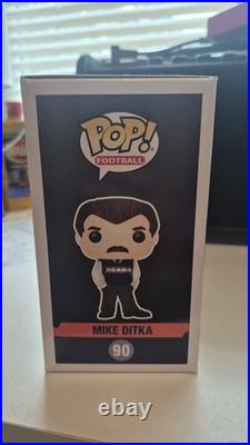 Funko Pop! Vinyl Mike Ditka Bears #90 Nfl Signed Autograph Inscribed
