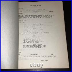 GARDEN OF EDEN 1987 Original Unmade Script Iron Eyes Cody Signed Inscribed COA