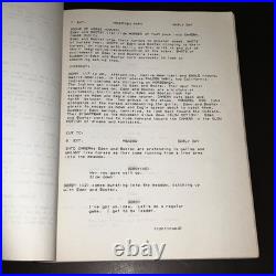GARDEN OF EDEN 1987 Original Unmade Script Iron Eyes Cody Signed Inscribed COA