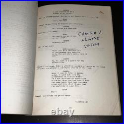 GARDEN OF EDEN 1987 Original Unmade Script Iron Eyes Cody Signed Inscribed COA GARDEN OF EDEN 1987 Original Unmade Script Iron Eyes Cody Signed Inscribed COA