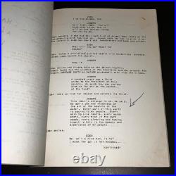 GARDEN OF EDEN 1987 Original Unmade Script Iron Eyes Cody Signed Inscribed COA