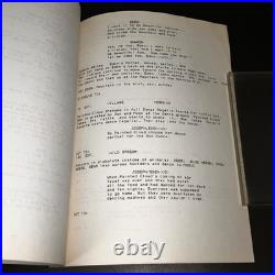 GARDEN OF EDEN 1987 Original Unmade Script Iron Eyes Cody Signed Inscribed COA