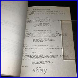 GARDEN OF EDEN 1987 Original Unmade Script Iron Eyes Cody Signed Inscribed COA