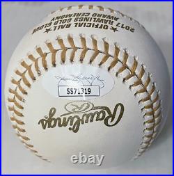 GREG MADDUX signed auto autographed Gold Glove Baseball JSA Inscribed 18 x GG