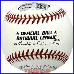 Gaylord Perry Autographed NL Baseball Inscribed AL Cy 1972, NL Cy 1978 TRISTAR