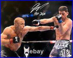 Georges St-Pierre autographed signed inscribed 16x20 photo UFC JSA Witness