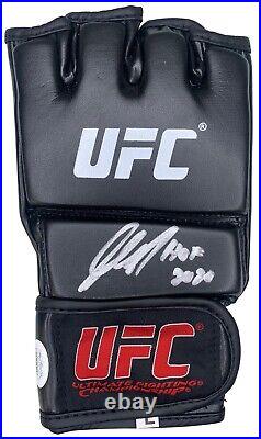 Georges St-Pierre autographed signed inscribed glove UFC JSA Witness GSP