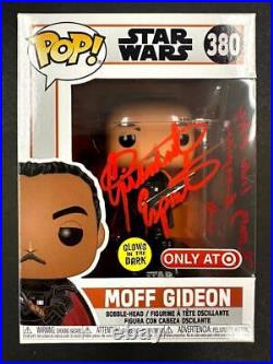 Giancarlo Esposito signed inscribed Moff Gideon Funko Pop! Autograph Beckett BAS