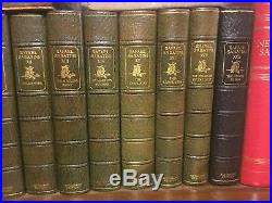 Great 1924 signed Rafael Sabatini 3/4 Green Leather Autographed Edition 18 vol