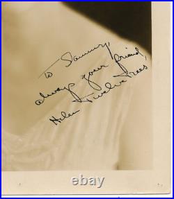 HELEN TWELVETREES Signed Inscribed Photograph To SAM LEVENE Broadway Film Star
