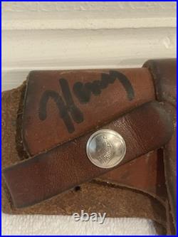 HENRY HILL Inscribed Goodfellas Signed Autograph Gun Holster JSA? COA