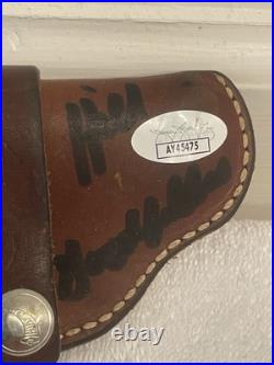 HENRY HILL Inscribed Goodfellas Signed Autograph Gun Holster JSA? COA