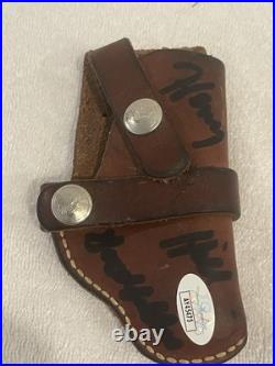 HENRY HILL Inscribed Goodfellas Signed Autograph Gun Holster JSA? COA