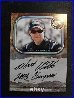 Hall Of Fame Matt Kenseth Inscribed 2003 Champion Autograph Auto. #1