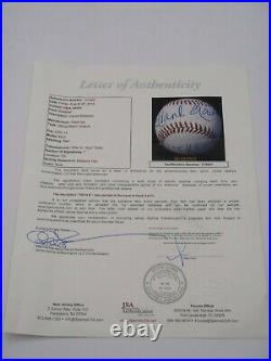 Hank Aaron 755 Hr Signed & Inscribed Official Mlb Baseball Autographed Auto Mint